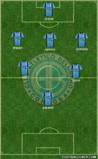 Belgrano de Córdoba Formation 2016