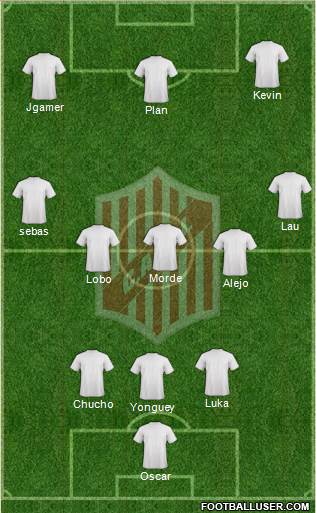 9 de Julio Formation 2016