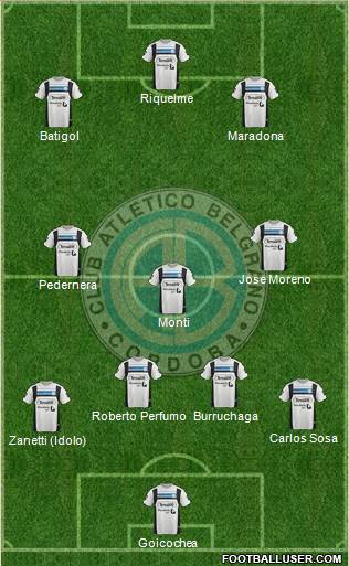 Belgrano de Córdoba Formation 2016