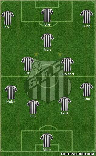 Santos FC Formation 2016