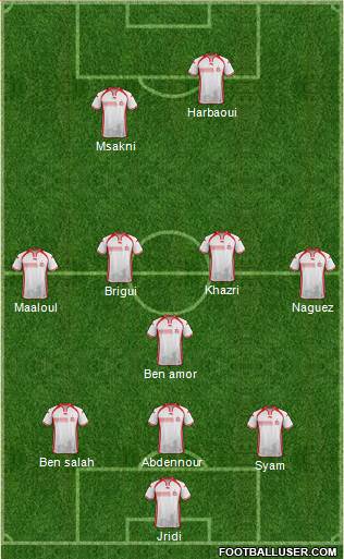 Tunisia Formation 2016