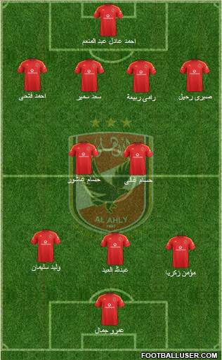 Al-Ahly Sporting Club Formation 2016