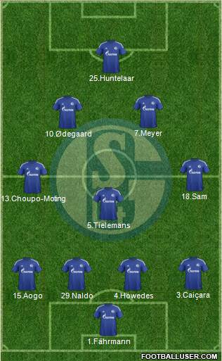 FC Schalke 04 Formation 2016