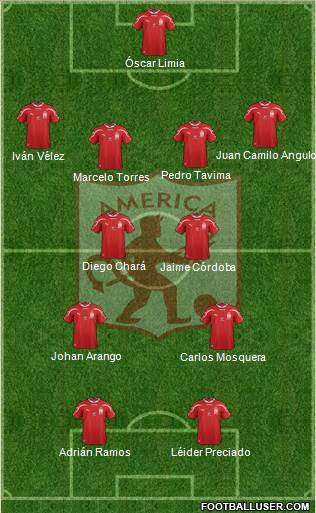 CD América de Cali Formation 2016