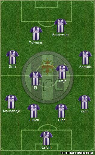 Toulouse Football Club Formation 2016