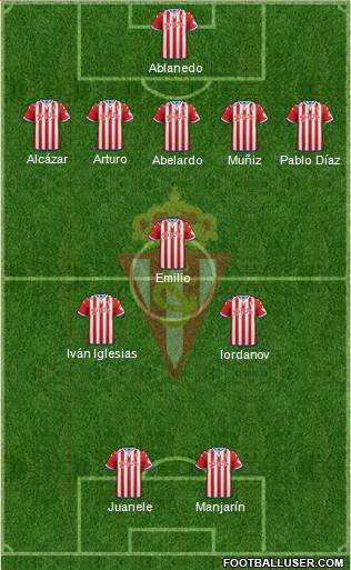 Real Sporting S.A.D. Formation 2016