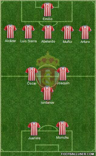 Real Sporting S.A.D. Formation 2016