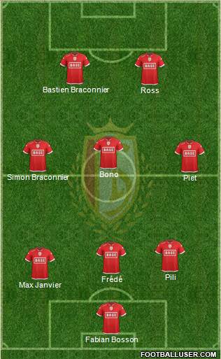 R Standard de Liège Formation 2016