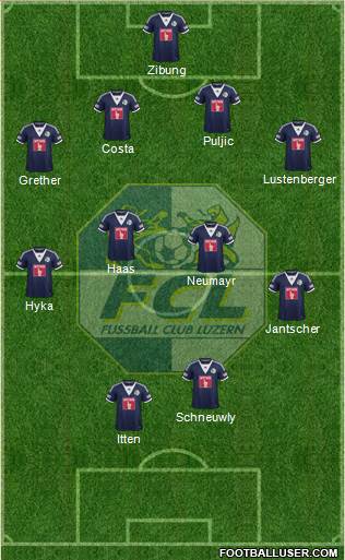 FC Luzern Formation 2016