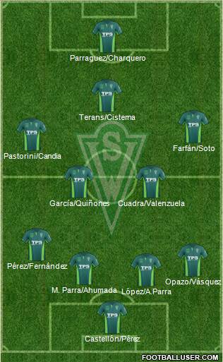 CD Santiago Wanderers S.A.D.P. Formation 2016