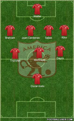 CD América de Cali Formation 2016