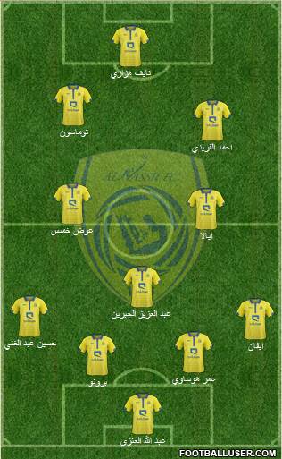 Al-Nassr (KSA) Formation 2016