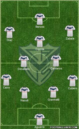 Vélez Sarsfield Formation 2016