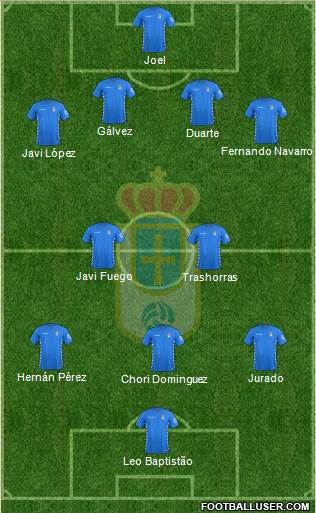 Real Oviedo S.A.D. Formation 2016