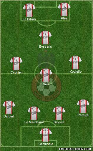 OGC Nice Côte d'Azur Formation 2016