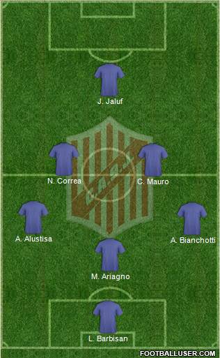 9 de Julio Formation 2016