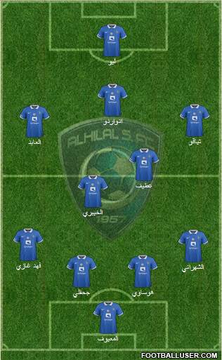 Al-Hilal (KSA) Formation 2016