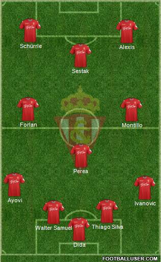 Real Sporting S.A.D. Formation 2016