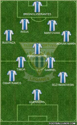 C.D. Leganés S.A.D. Formation 2016