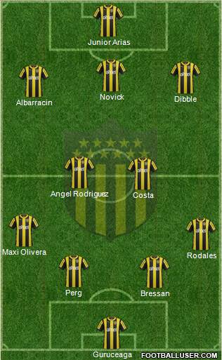 Club Atlético Peñarol Formation 2016