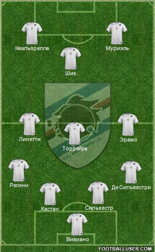 Sampdoria Formation 2016