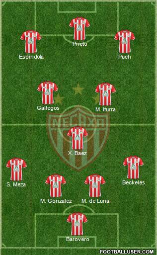 Club Deportivo Necaxa Formation 2016