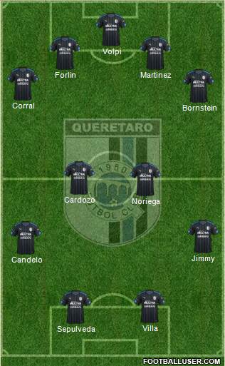 Club de Fútbol Gallos Blancos Formation 2016