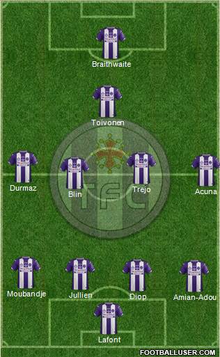 Toulouse Football Club Formation 2016