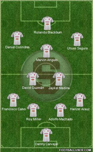 CD Saprissa Formation 2016