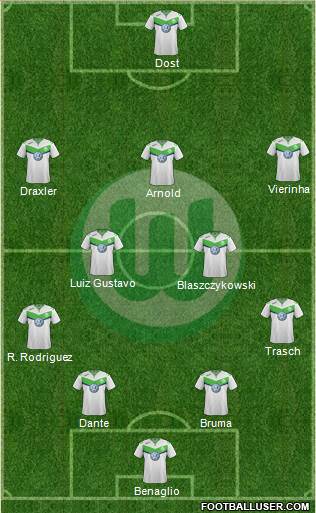 VfL Wolfsburg Formation 2016