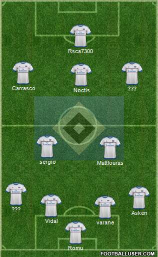 Hamburger SV Formation 2016