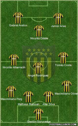 Club Atlético Peñarol Formation 2016