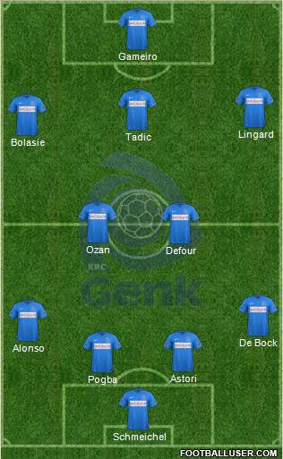 K Racing Club Genk Formation 2016