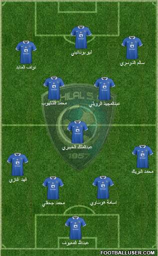 Al-Hilal (KSA) Formation 2016