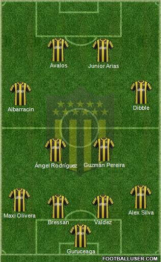 Club Atlético Peñarol Formation 2016