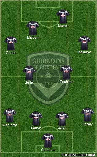 FC Girondins de Bordeaux Formation 2016