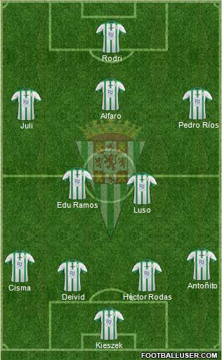 Córdoba C.F., S.A.D. Formation 2016