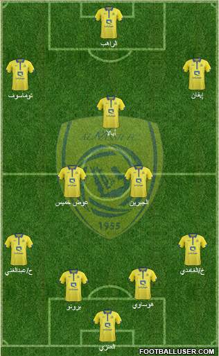 Al-Nassr (KSA) Formation 2016