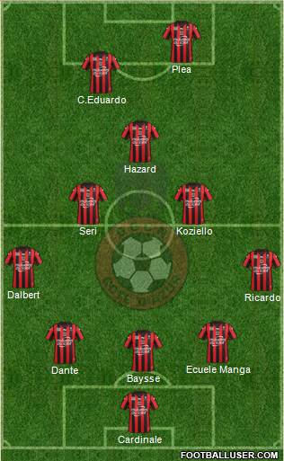 OGC Nice Côte d'Azur Formation 2016