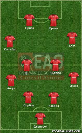 En Avant de Guingamp Formation 2016