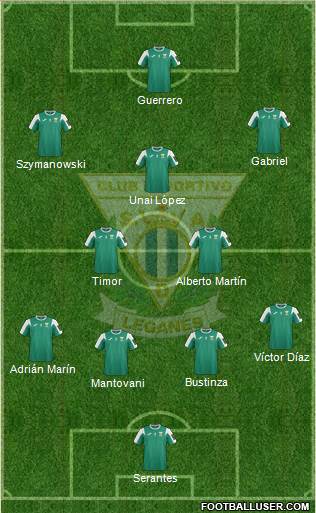 C.D. Leganés S.A.D. Formation 2016