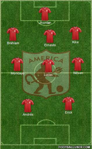 CD América de Cali Formation 2016