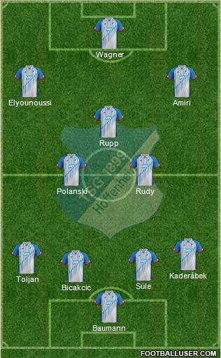 TSG 1899 Hoffenheim Formation 2016