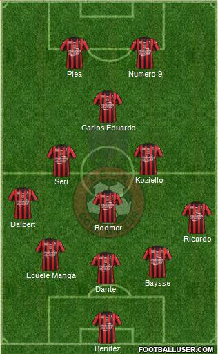 OGC Nice Côte d'Azur Formation 2016