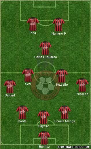 OGC Nice Côte d'Azur Formation 2016