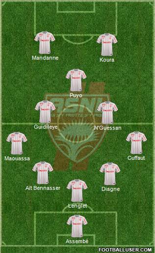 A.S. Nancy Lorraine Formation 2016