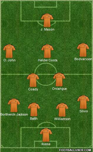 Wolverhampton Wanderers Formation 2016