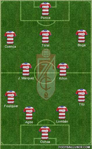 Granada C.F. Formation 2016