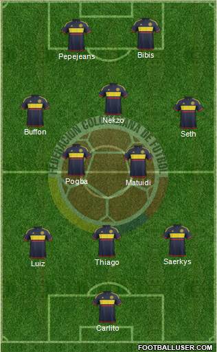 Colombia Formation 2016