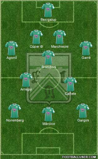 Ferro Carril Oeste Formation 2016